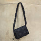 Brinley Quilted Puffer 100% Nylon Fold-Over Crossbody Bag
