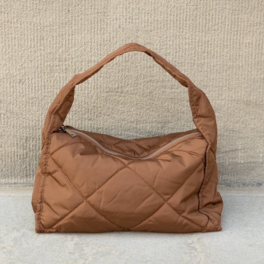 Harper Quilted 100% Easy-Wipe Nylon Handbag