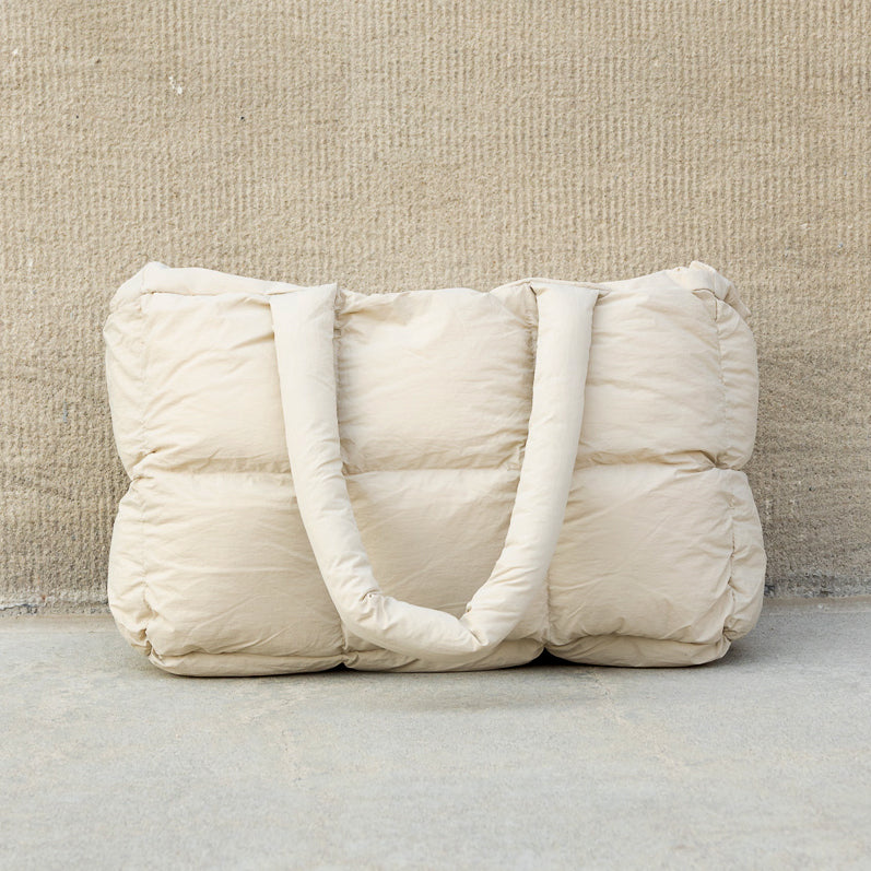 Daphne Quilted Puffer Polyester Nylon Tote Bag