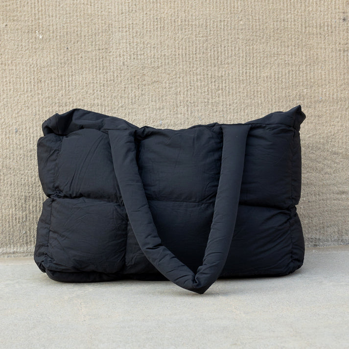 Daphne Quilted Puffer Polyester Nylon Tote Bag