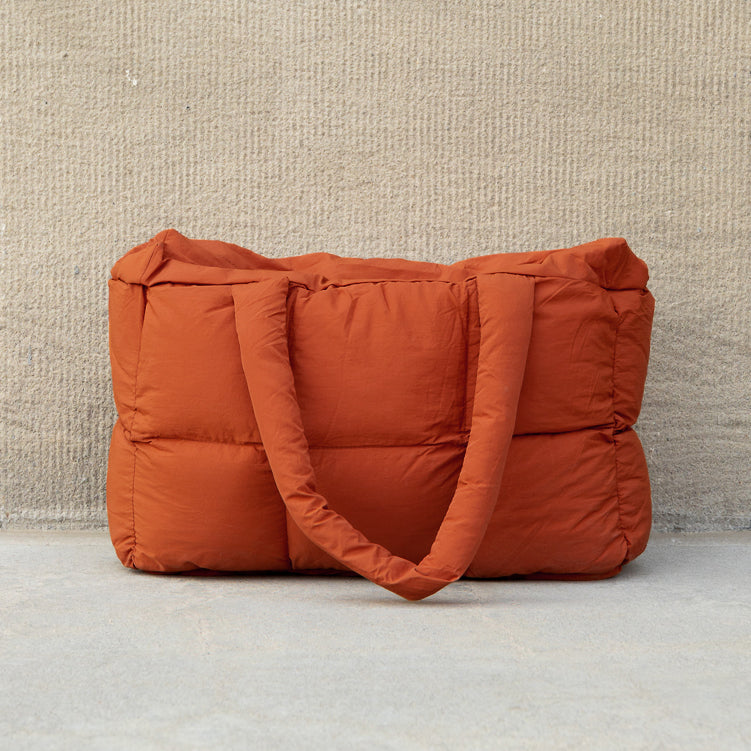 Daphne Quilted Puffer Polyester Nylon Tote Bag