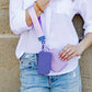 Easy-Wipe Nylon Clippable Dual Pouch Wristlet Wallet