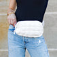Anya Quilted Nylon Puffer Sling Crossbody Fanny Bag