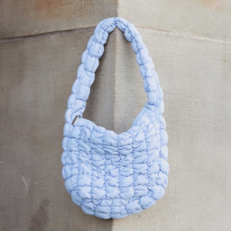 Dale Quilted Puffer Polyester Nylon Shoulder Bag