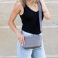 Aria Genuine Leather Guitar Strap Compact Crossbody Bag