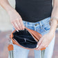 Aria Genuine Leather Guitar Strap Compact Crossbody Bag