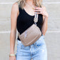 Hazel Genuine Leather Guitar Strap Sling Bag