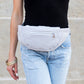 Amari Corduroy & Easy-Wipe Nylon Sling Crossbody Belt Bag