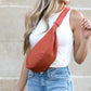100% Nylon Adjustable Strap Everyday Hands-Free Sling Bag | 12" x 6.5" x 4"