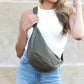 100% Nylon Adjustable Strap Everyday Hands-Free Sling Bag | 12" x 6.5" x 4"