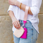 Easy-Wipe Nylon Clippable Dual Pouch Wristlet Wallet