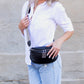 Hazel Genuine Leather Guitar Strap Sling Bag