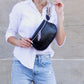 Hazel Genuine Leather Guitar Strap Sling Bag