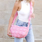 Indy 100% Nylon Quilted Puffer Convertible Crossbody Shoulder Bag