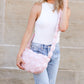 Indy 100% Nylon Quilted Puffer Convertible Crossbody Shoulder Bag