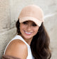 Boucle Sherpa Low Profile Structured Crown Velcro Closure Boyfriend Ball Cap | One Size Teen–Adult
