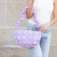 Indy 100% Nylon Quilted Puffer Convertible Crossbody Shoulder Bag