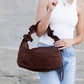 Reese Polyester Nylon Convertible Crossbody Shoulder Messenger Bag