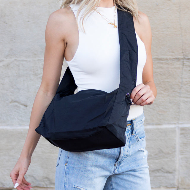 Reese Polyester Nylon Convertible Crossbody Shoulder Messenger Bag