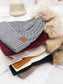 C.C® Honeycomb Knit Pom Beanie | 47% Rayon, 22% Nylon, 31% PBT | Teen–Adult