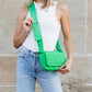 Selma 100% Nylon Quilted Puffer Fold-Over Magnetic Snap Crossbody Bag