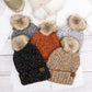 C.C® 100% Soft Spun Acrylic Confetti Faux Fur Pom Beanie | One Size