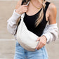 100% Nylon Adjustable Strap Everyday Hands-Free Sling Bag | 12" x 6.5" x 4"