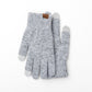 C.C® Recycled Polyester Spandex Heathered Knit Touchscreen Gloves | One Size