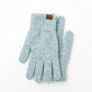 C.C® Recycled Polyester Spandex Heathered Knit Touchscreen Gloves | One Size