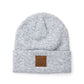 C.C® 97% Recycled Polyester Heathered Knit Fold-Over Cuff Boyfriend Beanie | One Size