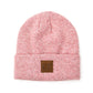 C.C® 97% Recycled Polyester Heathered Knit Fold-Over Cuff Boyfriend Beanie | One Size