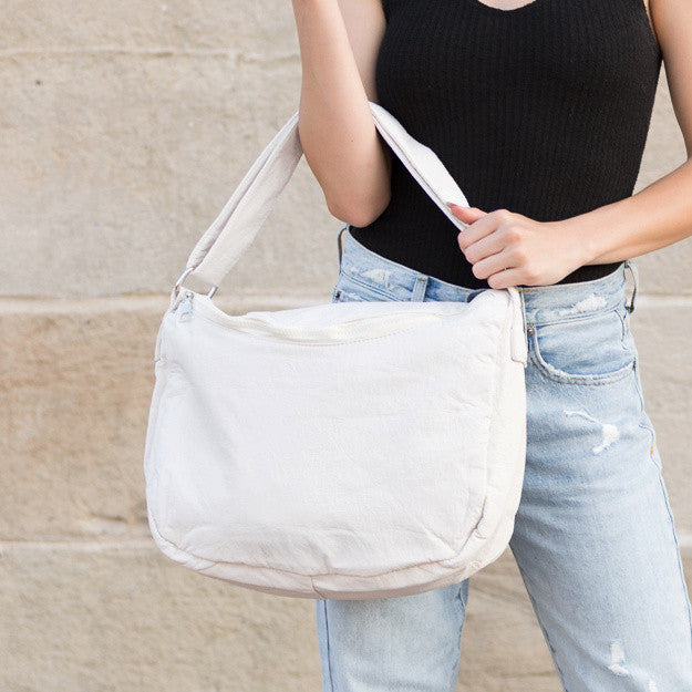 Lula Nylon Polyester Lined Adjustable Strap Athleisure Messenger Bag