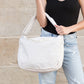 Lula Nylon Polyester Lined Adjustable Strap Athleisure Messenger Bag