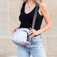 River Metallic Nylon Puffer Crossbody Bag