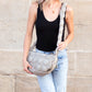 Indy 100% Nylon Quilted Puffer Convertible Crossbody Shoulder Bag