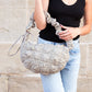 Indy 100% Nylon Quilted Puffer Convertible Crossbody Shoulder Bag