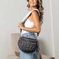 Jaya Puffer Crossbody Sling | Vegan Leather Accents & Cotton Blend Lining | 10 x 5 x 7.5 in