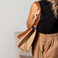 Clare Embroidered Tote | 100% Jute Exterior & Canvas Accents | 10.5 x 5.25 x 14.5 in