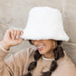 100% Soft Polyester Ultra Soft Plush Faux Fur Bucket Hat | 3.25" Brim | One Size
