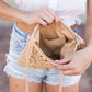 Giana Cotton Macrame Woven Crossbody Bag with Tassel