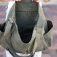Nova 100% Cotton Canvas Oversized Zip Top Multi-Pocket Messenger Bag