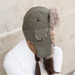 100% Polyester Easy Clean Nylon Exterior Faux Fur Quilted Lined Alpine Aviator Trapper Hat | One Size