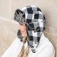 70% Polyester 30% Cotton Flannel Exterior Faux Fur Quilted Lined Buffalo Plaid Trapper Hat | One Size