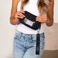 Sydney Compact Convertible Water-Resistant Nylon ID Crossbody Bag with Wristlet, Card Slots & Key Ring | Almond, Almond Check, Black, Black Check, Eucalyptus, Eucalyptus Check, Mocha, Mocha Check