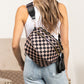 Frankie Oversized Water-Resistant Nylon Double Zip Crescent Sling Bag