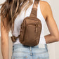 Kira Essential Easy-Care Nylon Crossbody Bag with Card Slots, Hidden Zip Pocket & Double Ring Clasps