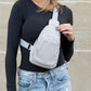 Ingrid Cotton Corduroy Double Zip Sling Bag
