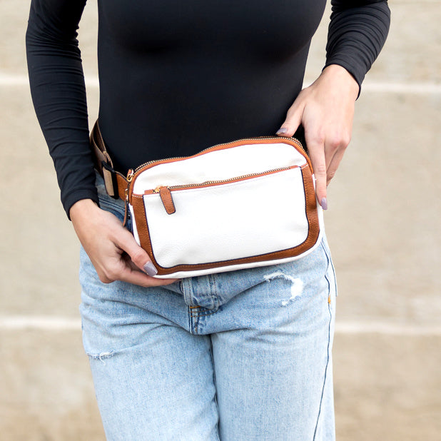 Presly Vegan Leather Sling Crossbody Fanny Bag
