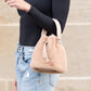 Elle Faux Fur & Vegan Leather Convertible Plush Top Handle Crossbody Bag