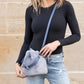 Elle Faux Fur & Vegan Leather Convertible Plush Top Handle Crossbody Bag